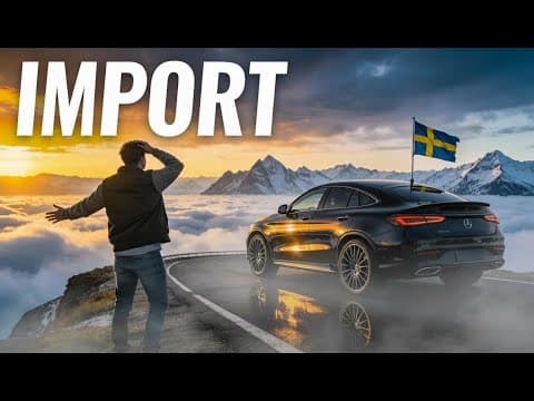LIVRAISON MERCEDES GLC DE SUÈDE (1500km en 1 jour)